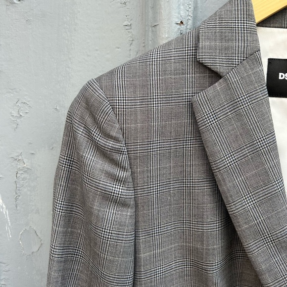 DSquared2 Houndstooth Wool Blazer, size 38 (US 4/6) - Picture 4 of 13